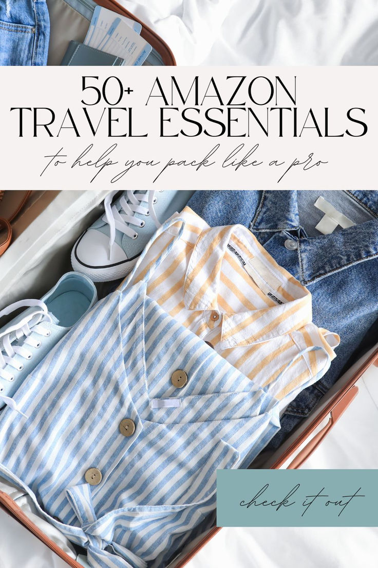 Amazon travel must haves Amazon Travel Must Haves, Amazon Travel Essentials, Travel Essentials Roadtrip, Pack Like A Pro, Product Animation, Amazon Travel, Travel Finds, Laundry Bags, Packing Lists