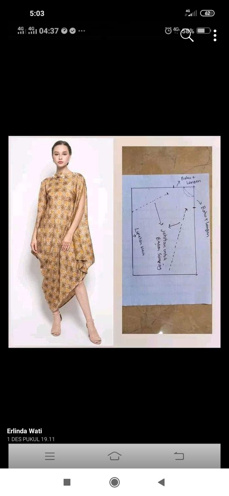 Pola Kaftan Dress Patterns, Pola Kaftan, Kaftan Dress Pattern, Diy Belt For Dresses, Abaya Pattern, Kaftan Pattern, Vintage Clothes Patterns, Sewing Tutorials Clothes, Fashion Sewing Tutorials