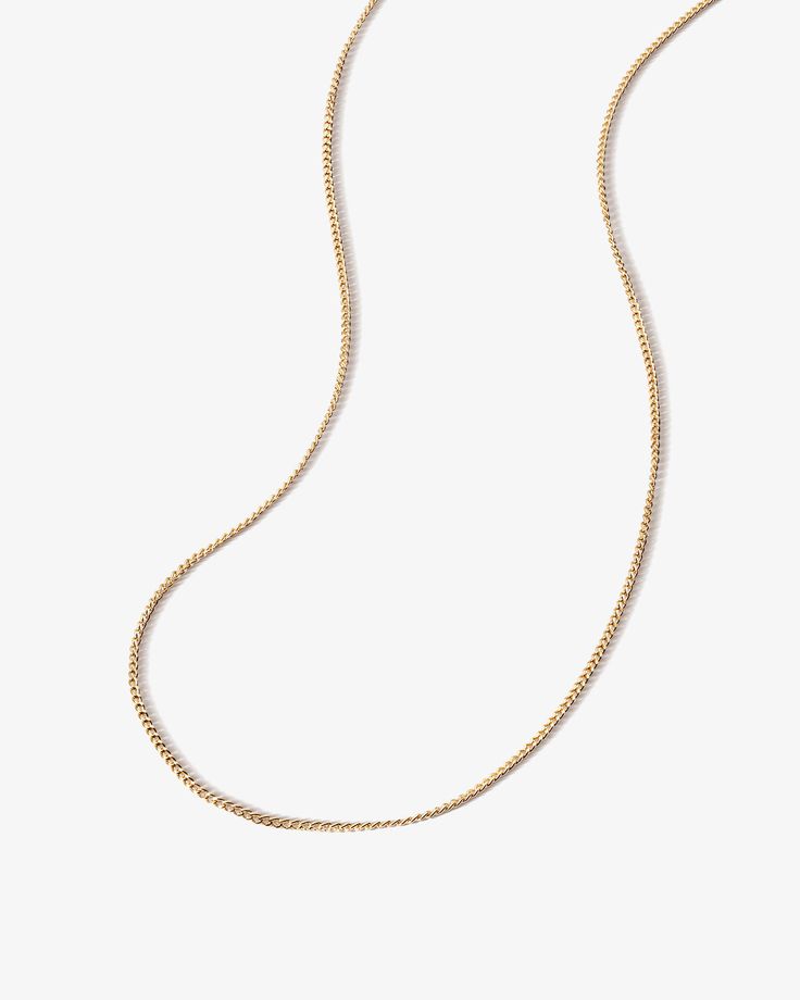 Made in 18K gold over brass Adjustable chain length: 22 to 24 inches; 55 + 2.5 + 2.5 cms Chain only — charms sold separately SKU: CN598GLD22 14k Gold Filled Chain Link Necklace With Adjustable Chain, 14k Gold-filled Oval Link Necklaces, 14k Gold-filled Yellow Gold Pendant Necklace, Yellow Gold 14k Gold-filled Necklace With Adjustable Chain, 14k Gold Charm Necklaces With Chain, Gold 14k Charm Necklaces, 14k Gold Charm Necklace With Chain, Everyday Pendant Necklace With Curb Chain, Adjustable Yellow Gold-plated Charm Necklaces