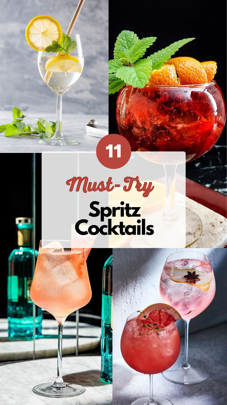 Spritz Cocktails Spritz Drink Recipe, Cocktails With Fresca Soda, Cocktails With Poppi Soda, Prosecco And Vodka Cocktails, Easy Spritzer Drinks, Gin Spritz Cocktail, Cocktails With Sprite, Spritz Cocktail Recipes, Sprite Cocktail