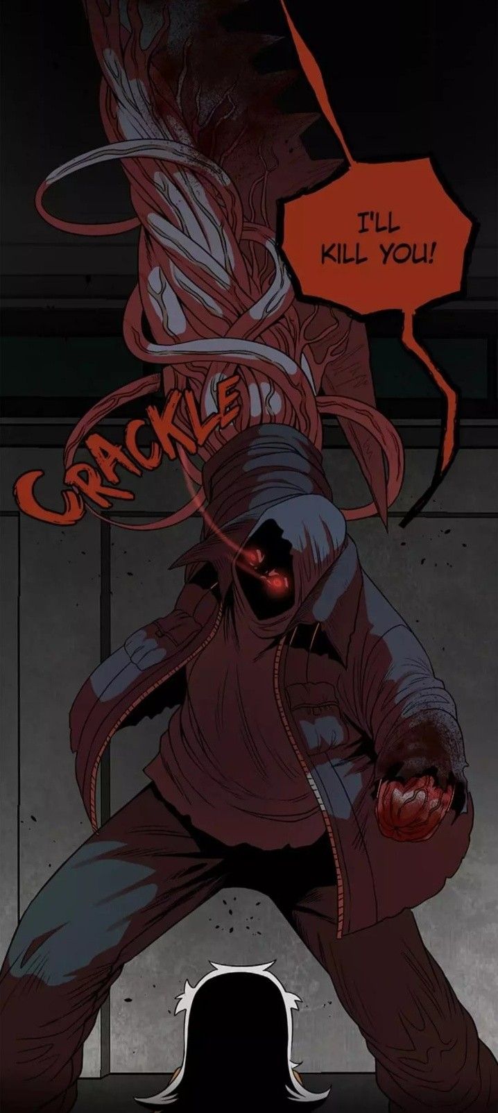 an image of a comic character with the caption crackle