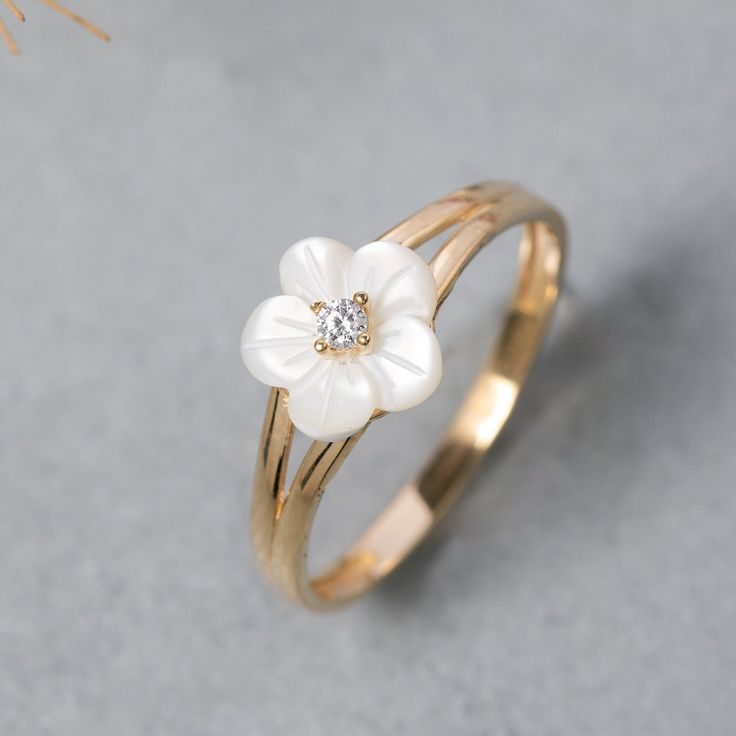 ★14K Solid Gold Magnolia Flower Ring, 925 Sterling Silver Magnolia Flower Ring, Dainty Gold Pearl Ring, Mother's Day Gift, Christmas Gift★ ▷ MATERIAL ★ All of our 10K, 14K, 18K Jewelry are Solid Gold. ( Not Gold Filled or Gold Plated ) ★ All of our silver jewelry is 925 sterling silver and 14 carat gold plated. (Our white silver jewelry is rhodium plated.) ▷ PRODUCTION AND PACKAGING ★ Our jewelry is handmade. It is specially prepared for you in the dimensions you want upon order. ★ We work with Elegant Flower Shaped Birthstone Rings, Elegant Flower Shape Birthstone Rings, Elegant White Gold Flower Ring With Birthstone, Flower Shaped Fine Jewelry Diamond Ring As Gift, Fine Jewelry Flower Shaped Anniversary Ring, Anniversary Jewelry With 3d Flower Details, Fine Jewelry Flower Ring For Anniversary, Elegant Jewelry With 3d Flowers For Anniversary, White Gold Flower Diamond Ring For Gift