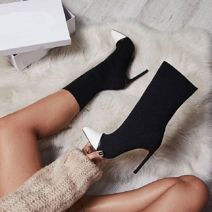 Fashion store,apparel,outfits,fashion,shopping – Fashionsarah.com Stockings And Boots, Women Heel Boots, Pointed Toe Ankle Boots, Sock Ankle Boots, Peep Toe Ankle Boots, Elegant Boots, Fabric Boots, Heeled Chelsea Boots, Buy Boots