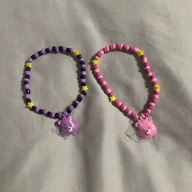 Two Stretchy Care Bear Bracelets. New Without Tags. No Offers On $5 Items Preppy Jewelry, Cell Phone Holster, Phone Holster, Bracelet Ideas, Care Bear, Care Bears, Walker Boots, Key Card Holder, Fit N Flare Dress