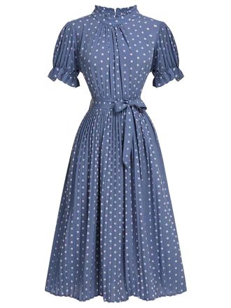 New in Jun. 1st – Retro Stage - Chic Vintage Dresses and Accessories 1900 Fashion Women Dresses, Vintage 1940s Fashion, Easy Dresses To Sew, Retro Womens Fashion, Farm Dresses, 1930s Dress Pattern, Dress Paterns, 1930s Outfits, Cottagecore Fashion Dresses