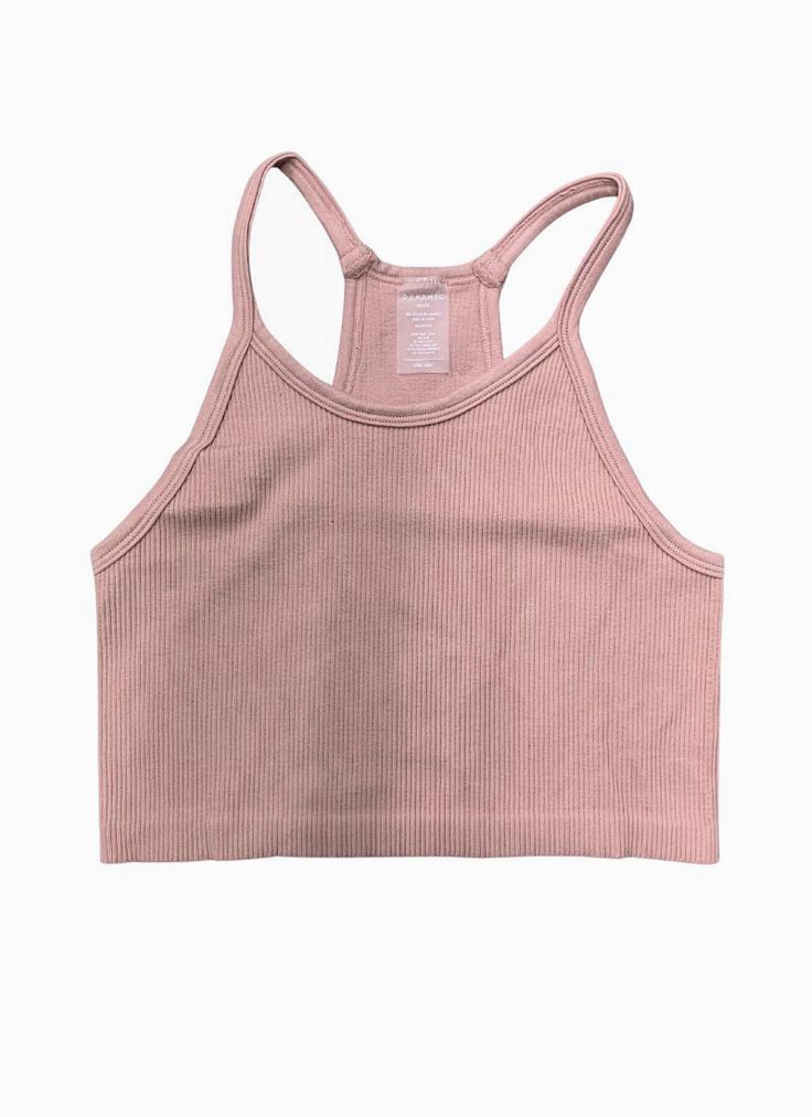 Everyone needs at least one of these go to Thick Rib Essential Racerback Halter Crop Cami's. They are a One Size Fits All One size fits S-XL Perfect tank to dress up or down Fabric: 92% nylon 8% spandex Ribbed Stretch Racerback Activewear, Casual Seamless T-back Tank Top, Solid T-back Top Bra Friendly, Solid T-back Top That Is Bra Friendly, High Stretch Ribbed Pink Top, Summer Ribbed Activewear With Medium Support, Pink Ribbed Stretch Tank Top, Stretch Ribbed Pink Tank Top, Solid Ribbed Racerback Activewear