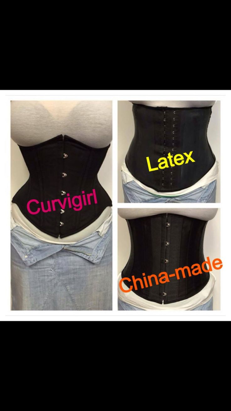 three different views of a woman's waist with the words curvygirl on it