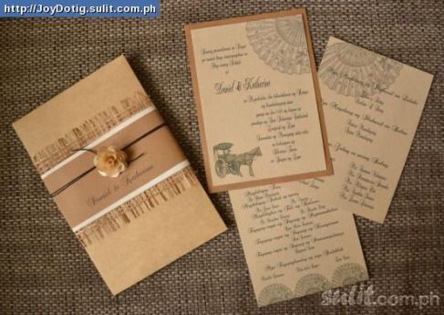 the wedding stationery is laid out and ready to be used