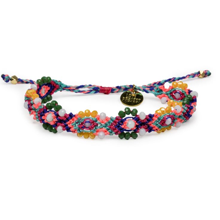 Bali Friendship Lei Bracelet - Yellow Green - Love Is Project Hand-strung Multicolor Bracelets For Friendship, Adjustable Multicolor Beaded Friendship Bracelets, Multicolor Beaded Friendship Bracelets, Colorful Adjustable Hand-strung Friendship Bracelets, Multicolor Friendship Jewelry, Hippie Round Beads Jewelry For Friendship, Colorful Adjustable Friendship Bracelets With Beads, Multicolor Beaded Friendship Bracelets For Gift, Multicolor Beaded Friendship Bracelets As Gift