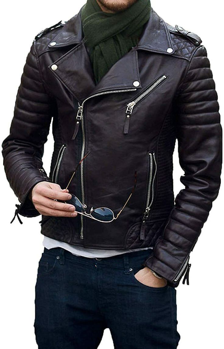 Untitled Document Item Description The Jacket is made of 100% Authentic Real Leather. Available in all sizes and colors. The Jacket comes with high quality hardware, Pockets and Color as per picture shown. Jacket has satin lining inside for better comfort and style. Super soft and ultra smooth, this genuine King Leathers jacket will elevate your look to the next level. All our jackets are timeless basics with a comfortable fit. Leather is our passion we source the best leather skins that are sof Mens Outwear, Leather Jacket For Men, Timeless Basics, Zippers Fashion, Zip Coat, Best Leather, Man Quilt, Lambskin Leather Jacket, Men's Leather Jacket