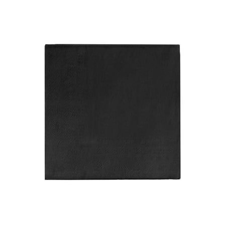 a black napkin on a white background