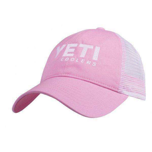 Ventilated Mesh Back Adjustable Snap Closure Yeti Coolers, Funny Hats, Fitted Hats, Hats For Women, Trucker Hat, Baseball Hats, Hats, Pink