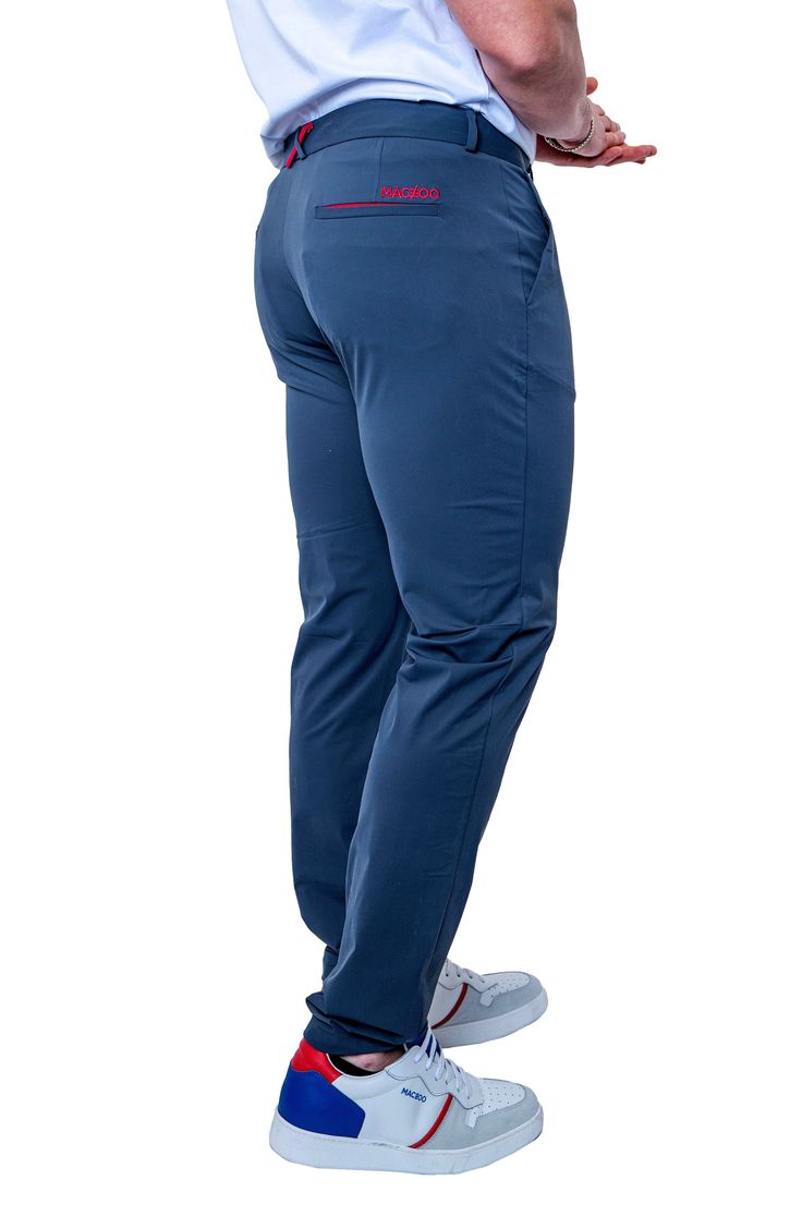 A stretchy and slim fit destines these timeless pants for all-day comfort and endless style no matter what you pair them with. Zip fly with button closure Front slant pockets; back welt pockets 85% polyamide, 15% elastane Hand wash, dry flat Made in Turkey Slim Fit Pants With Pockets And Straight Hem, Slim Fit Straight Elastane Pants, Business Casual Straight Chinos With Hip Pockets, Fitted Chinos With 5-inch Inseam And Pockets, Casual Dress Pants With Straight Leg And Hip Pockets, Relaxed Fit Mid-rise Pants Without Pockets, Fitted Work Pants With Side Pockets And Straight Hem, Mid-rise Business Casual Dress Pants With Pockets, Casual Straight Leg Dress Pants With Hip Pockets