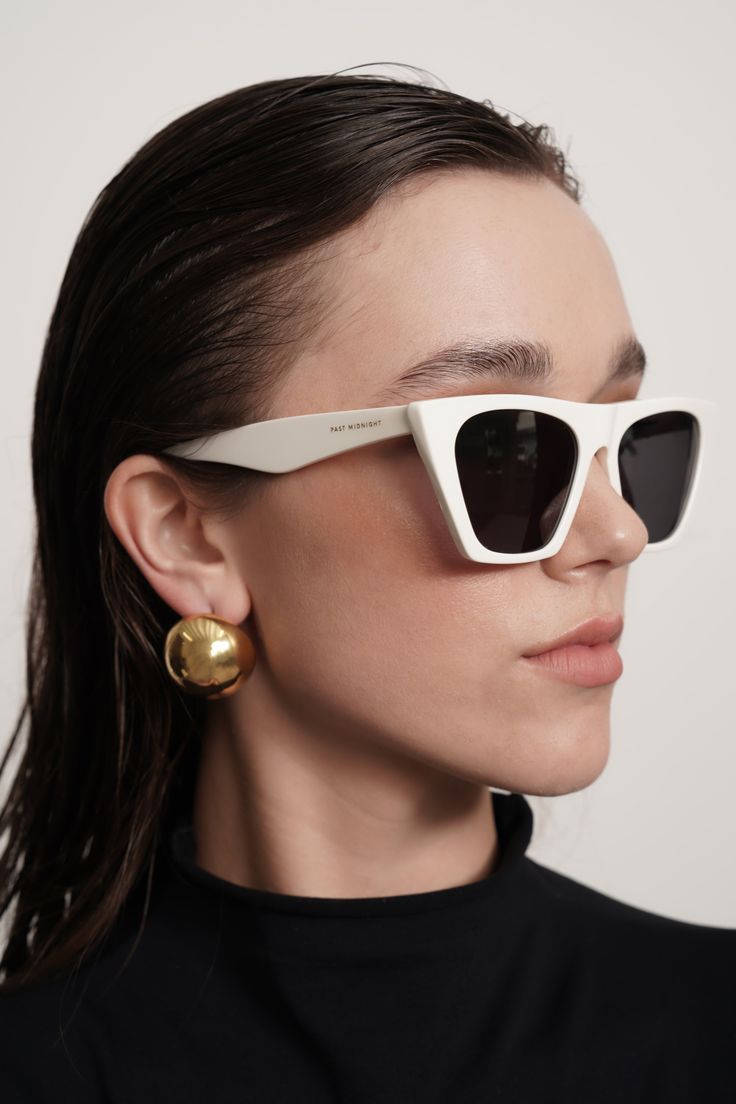 Our Classic Sunglasses are the first design in our Classic Collection. These everyday, versatile shades will be the first that you grab to style your outfit. All orders placed during major sale periods (11/28-12/4) are Final Sale. Holiday shipping cutoff is 11/12. All orders placed after 11/12 will ship 11/29. Style Your Outfit, Classic Sunglasses, Your Outfit, Eye Shapes, Classic Collection, One Design, Classic White, The First, Off White