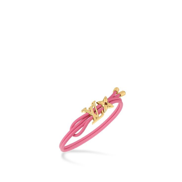 LOUIS VUITTON® - Lv Bloom Bracelet - Pink Pandora Bracelet Charms Ideas, Louis Vuitton Bracelet, Wrist Jewelry, Pandora Bracelet Charms, Jewelry Essentials, Jewelry Lookbook, Bracelet Collection, Girly Jewelry, Pink Bracelet