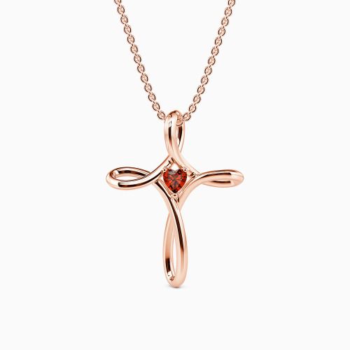 Abstract yet delicate. Four half infinite symbol forms the shape of the cross. A dazzling heart stone set in the center will capture your eye at your first sight. It's an elegant necklace to symbolize Christ's eternal love.Carat Weight: 0.1 ctStone Size: 3*3 mmStone Type: Moissanite/GemstoneNumber of Stones: 1 Stone Color: OptionalStone Shape: HeartChain Type: O-chainWidth: 17.3 mmHeight: 22.5 mmThickness: 4.6 mmMaterial: 10K/14K/18K Solid Gold , PlatinumChain Width: 0.8 mm Elegant Rose Gold Diamond Cross Necklace, Fine Jewelry Cross Necklace For Anniversary, Elegant Sterling Silver Cross Necklace, Elegant Cross-shaped Birthstone Jewelry, Elegant Cross Shaped Birthstone Jewelry, Elegant Diamond Cross Necklace For Gift, Elegant Cross Pendant Necklace With Birthstone, Elegant Cross Pendant Necklace For Anniversary, Gemstone Cross Pendant Necklace For Anniversary