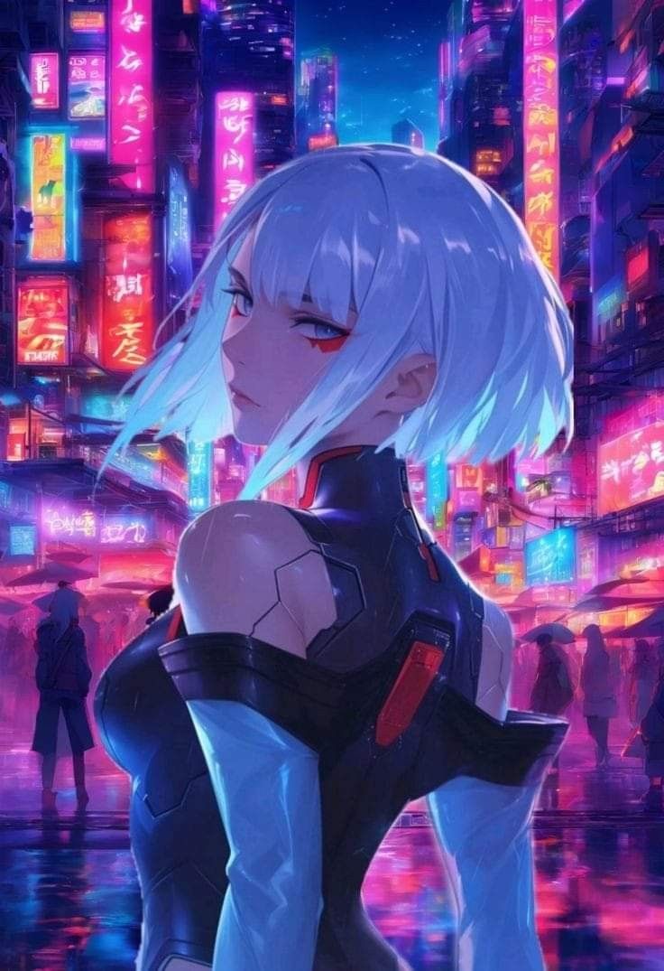 Cyberpunk Art Girl, Cyberpunk Girl Art, Neon Cyberpunk, Cyberpunk Anime, Cyberpunk Girl, Cyberpunk Aesthetic, Cyberpunk City, Arte Cyberpunk, Cyberpunk Character