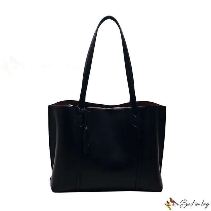 Bird in Bag - Shoulder bag large capacity female large bags new simple fashion shopping bags handheld PU tote bag Square Box Bag For Everyday Use, Large Square Shoulder Bag For Everyday, Large Tote Bag For Shopping, Versatile Solid Color Satchel For Shopping, Large Square Bag For Everyday Use, Large Top Handle Bag For Everyday Use, Solid Color Shoulder Box Bag For Everyday Use, Versatile Large Capacity Box Bag For Shopping, Large Satchel With Double Handle For Shopping