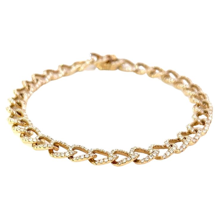 delicate diamond Cuban link bracelet ideal for daily wear or to pair with more jewelry Cuban Bracelet, Cuban Link Bracelet, Jewelry Accessories Ideas, Accessories Ideas, Cuban Link, Link Bracelets, Bracelet Set, Diamond Bracelet, Daily Wear