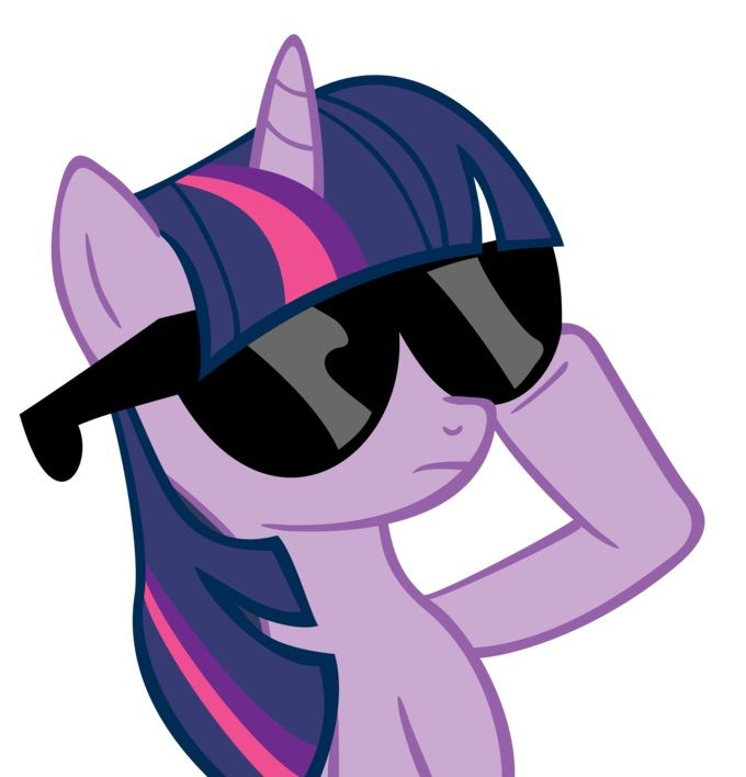 a pony with sunglasses and a hat on