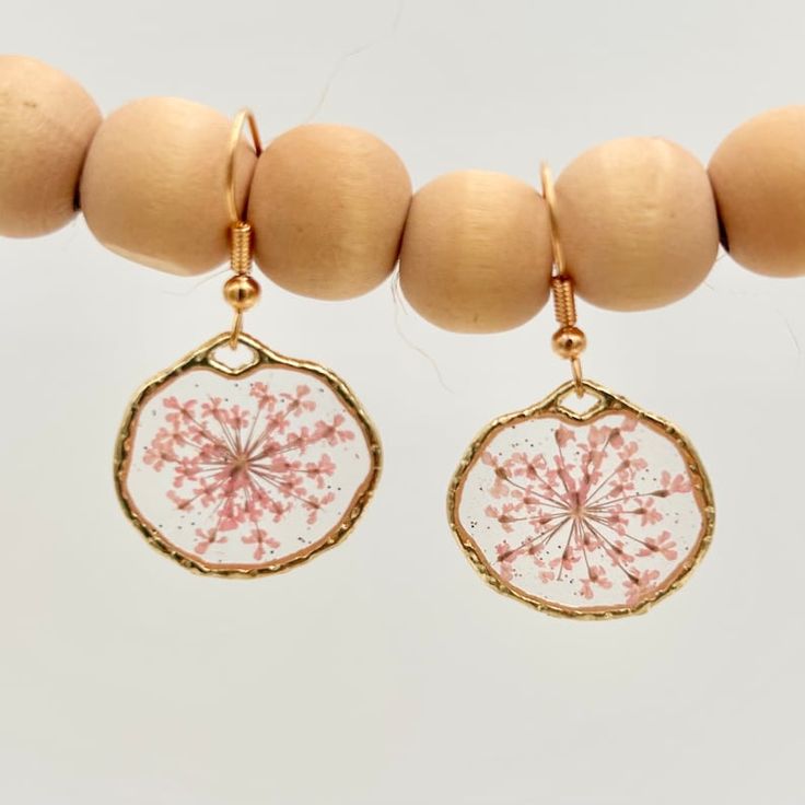 Delicate Hypoallergenic Flower Earrings For Everyday Wear, Delicate Rose Gold Birth Flower Earrings, Delicate Hypoallergenic Small Hoop Earrings, Pink Gold Flower Earrings As Gift, Rose Gold Flower Shaped Hoop Earrings Gift, Pink Gold Flower Earrings For Gifts, Rose Gold Flower-shaped Hoop Earrings Gift, Small Hoop Jewelry With Flower Charm For Gifts, Delicate Flower Charm Earrings For Everyday