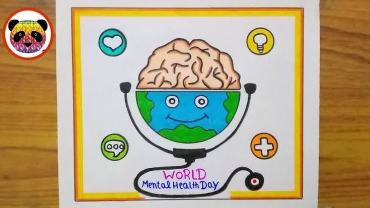 Mental Health Draws Ideas Poster Easy, Awareness Drawing Ideas, Mental Health Draws Ideas, Awareness Drawing, World Mental Health Day, Mental Health Day, Health Day, Health Awareness, Mental Health Awareness