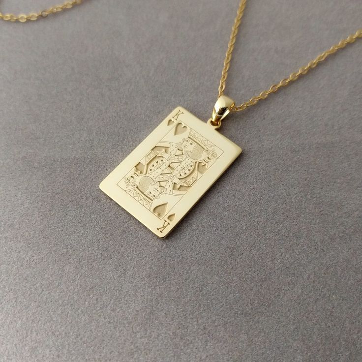 "Personalized Any Playing Card Necklace, Custom Poker Necklace, Blackjack Lover Gift, Poker Lover Gift, Themed Decks of Cards Accessory The custom poker necklace is made out of 925 sterling silver, the length of the sterling silver chain can be selected in 14\",16\",18\",20\", or 22\". You can have it done in sterling silver,18k gold plating, white gold plating, and rose gold plating. All of my products are handmade. Why buy from us? Quality Product At Affordable Prices 1.2mm Super Thickness. 10 Poker Gifts, 2024 Jewelry, Card Necklace, Playing Card, Blackjack, Deck Of Cards, Halloween Outfits, Cute Jewelry, Things To Buy