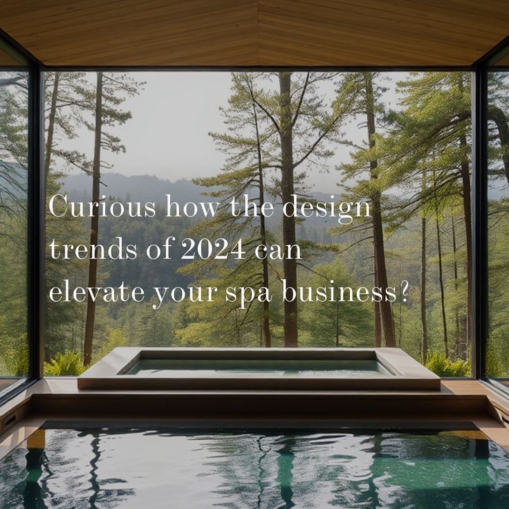 a spa with the words curious how the design trend of 2012 can elevate your spa business?