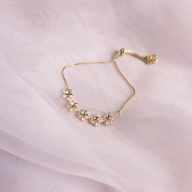 https://genuine-gemstone.com/products/freshwater-crystal-beads-charm-bracelet-bangles-womens-jewelry Dainty Gold Crystal Bracelets, Gold Crystal Chain Bracelet With Sparkling Stones, Resizable Rose Gold Bracelet, Dainty Adjustable Jewelry With Jewels, Delicate Rose Gold Plated Bracelets, Elegant Gold Crystal Charm Bracelet, Dainty Gold Bracelet With Sparkling Stones, Dainty Gold Bracelets With Sparkling Stones, Gold Bracelets With Jewels And Cubic Zirconia