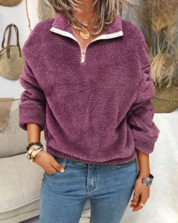 Streetwear Fashion Plus Size, Velvet Coat Women, Simple Sweatshirt, Zipper Sweatshirt, Velvet Sleeve, Velvet Coat, Long Sleeve Jumper, Neue Outfits, Style Japonais