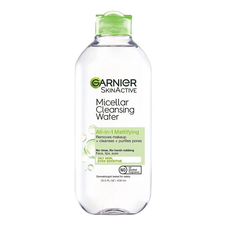 Garnier Skinactive Micellar Water For Oily Skin, Facial Cleanser & Makeup Remover, 13.5 Fl. Oz, 1 Count Nwt Garnier Micellar Water, Garnier Skin Care, Garnier Micellar Cleansing Water, Oily Skin Makeup, Garnier Skinactive, Garnier Micellar, Skin Facial, Garnier Skin Active, Micellar Cleansing Water