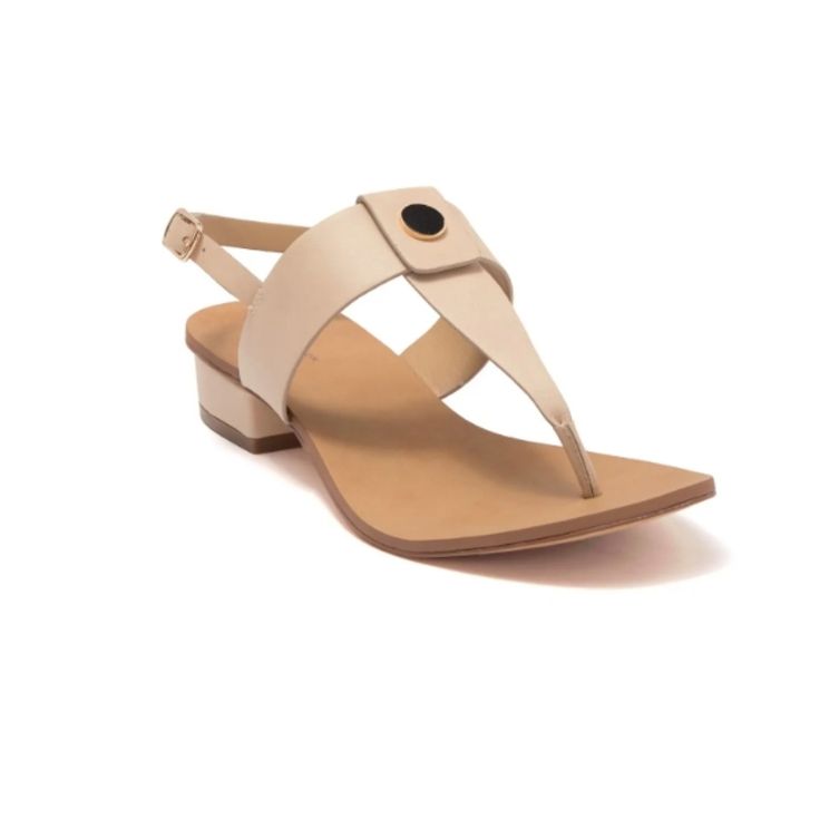 Angelika Thong Toe Heeled Sandal In Nude Faux Leather Size Women 7 M - Brand New Never Been Worn! A Sleek Faux Leather Sandal Features An Adjustable Slingback Strap And Low Heel For Effortless Style.M=Standard Width. Thong Toe. Faux Leather Straps. Slingback Strap With Adjustable Buckle Closure. Block Heel. Approx. 1.25" Heel. Importedavailable In:. Solid Color Nude Faux Leather Spring Beige Leather T-strap Sandals, Chic Synthetic T-strap Sandals, Elegant Beige Faux Leather Sandals, Spring Beige Toe Post T-strap Sandals, Beige T-strap Sandals With Heel Strap, Spring Leather T-strap Sandals, Beige T-strap Sandals For Spring, Leather T-strap Sandals For Spring, Elegant T-strap Sandals For Vacation