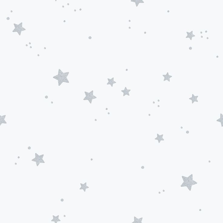 a white background with silver stars on it