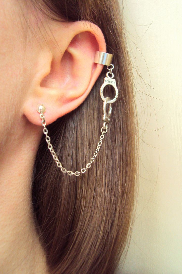 This unusual asymmetric ear cuff set I made for that person who likes freedom and statement jewelry! It's good gift for her, or he for any occasion! This cuff set is lightweight, stylish and one size fits all. Gorgeous, stunning and original jewelry for your outlook! The upper part of cuff is fake, no need a piercing. More unusual ear cuffs: https://www.etsy.com/shop/SomeBijoux4You?ref=seller-platform-mcnav&section_id=16566139 HANDMADE only! I made it with love and using only high-quality ma Trendy Silver Clip-on Jewelry, Trendy Handmade Ear Cuff As A Gift, Metal Ear Cuff With Matching Earrings For Party, Trendy Metal Wrap Earrings As Gift, Trendy Nickel-free Ear Cuff As Gift, Trendy Nickel-free Ear Cuff For Gift, Handmade Trendy Ear Cuff, Trendy Ear Cuff With Matching Earrings For Party, Trendy Silver Ear Cuff With Matching Earrings