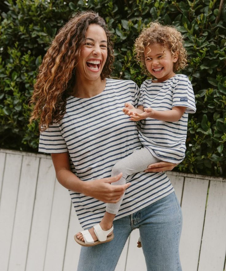 Kids' Rue Striped Tee Navy Stripe Everyday Horizontal Stripe Short Sleeve T-shirt, Casual Horizontal Stripe Pattern T-shirt For Everyday, Casual Striped T-shirt For Everyday, Casual Vertical Stripes T-shirt For Summer, Casual Vertical Striped T-shirt For Summer, Casual Summer T-shirt With Vertical Stripes, Casual T-shirt With Vertical Stripes For Spring, Casual Vertical Striped Crew Neck Top, Casual Crew Neck Top With Vertical Stripes