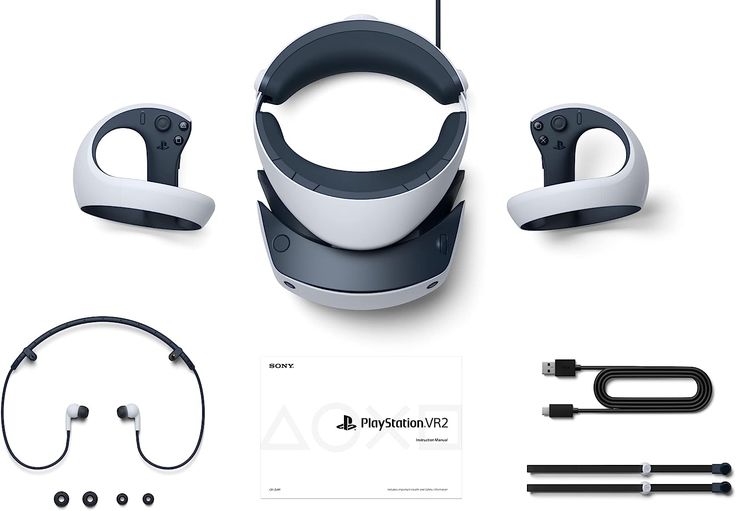 the new playstation vr headset and accessories are shown in this und - 3d image