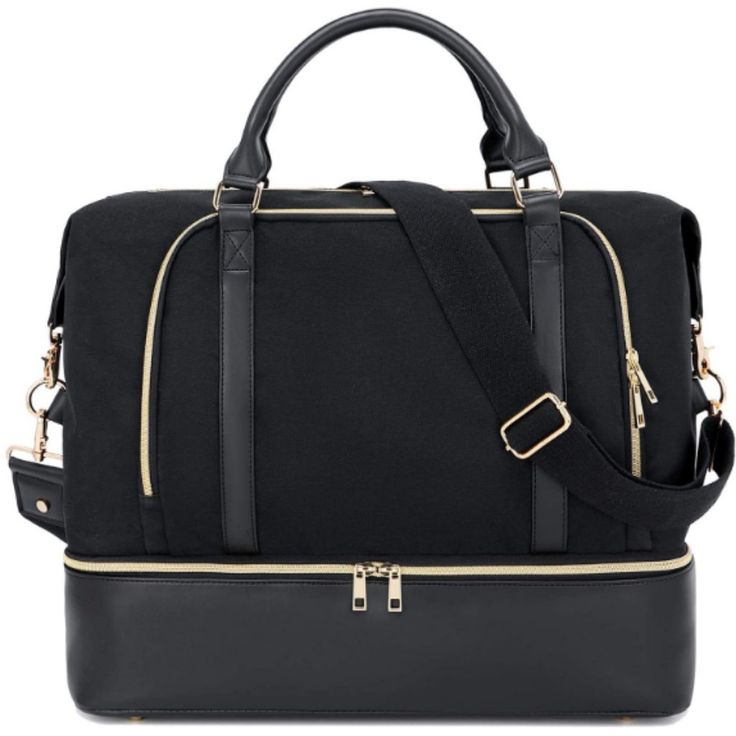 * Focus On Users Idea, We Improved Camtop Womens Weekender Bag By Adding A Padded Compartment To Fit 15.6" Laptop And A Flat Water Proof Separated Compartment That Can Accommodates Shoes, Toiletry Bag Or Other Items Whatever You Want To Keep Separate * Travel Tote Size: 17.3"(L) X 14.5"(H) X 8.3"(W), Great Weekend Flights And Is Personal Item Sized For Airplane Trip, Spacious To Pack 2-3 Days Worth Of Clothing, Makeups And Other Travel Accessories, A Pefectly Overnight Bag And Carry On Bag For A Womens Weekender Bag, Carry On Tote, Weekend Travel Bags, Sac Week End, Travel Bags For Women, Travel Tote Bag, Travel Duffle, Travel Duffel, Duffel Bag Travel