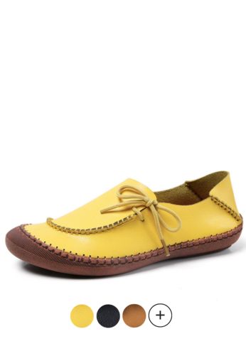 Palometa Flats – Ultra Seller Shoes Flats Boat, Loafer Shoes Women, Loafers Online, Casual Flat Shoes, Yellow Shoes, Casual Loafers, Casual Flats, Brown Shoe, Stingray