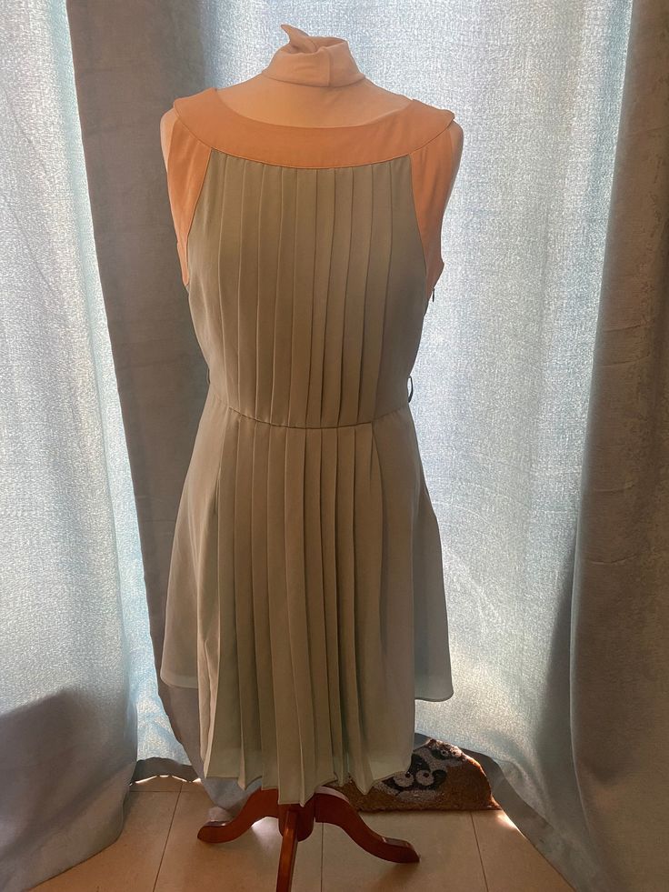 Gorgeous mint green vintage style dress with beige neckline & arm area Pleated design 'Darling' brand Size 8 Great condition Design Darling, Vintage Style Dresses, Green Vintage, Mode Vintage, Vintage Dress, Style Dress, Vintage Stil, Style Vintage, Mint Green