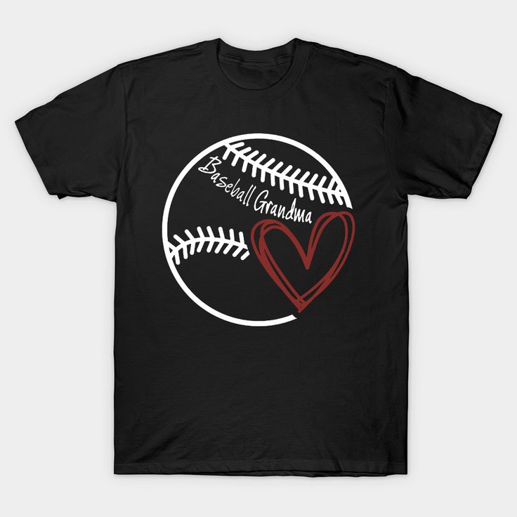 Baseball Grandma Heart -- Choose from our vast selection of Crewneck and V-Neck T-Shirts to match with your favorite design to make the perfect graphic T-Shirt. Pick your favorite: Classic, Boxy, Tri-Blend, V-Neck, or Premium. Customize your color! For men and women. Baseball Grandma Shirt, Baseball Grandma, Grandma Shirt, Baseball Tees, Shirts Ideas, Grandma Shirts, Heart T Shirt, Graphic T Shirt, V Neck T Shirt