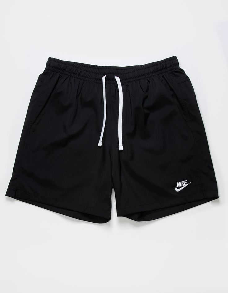 Nike Essentials Flow Nylon Shorts. Elastic Drawstring Waist. Nike Logo Embroidered At Hem. Slant Hand Pockets. Back Patch Pocket. Mesh Lined Interior. Approx. Inseam: 5.5''. 100% Polyester. Machine Wash. Imported. Nike Shorts For Men, Mens Nike Outfits, Nike Outfits For Men, Men’s Shorts, Nike Shorts Outfit Men, Shorts Men Streetwear, Nike Shorts Outfit, Nike Shorts Men, Short Hombre