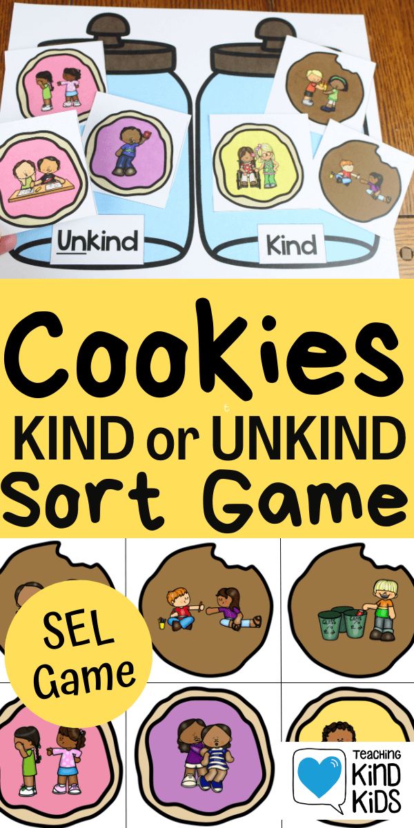 cookie's kind or unknid sort game for kids