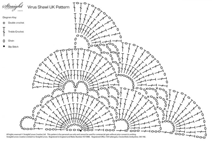 the crochet pattern is shown in black and white, with an intricate design on it