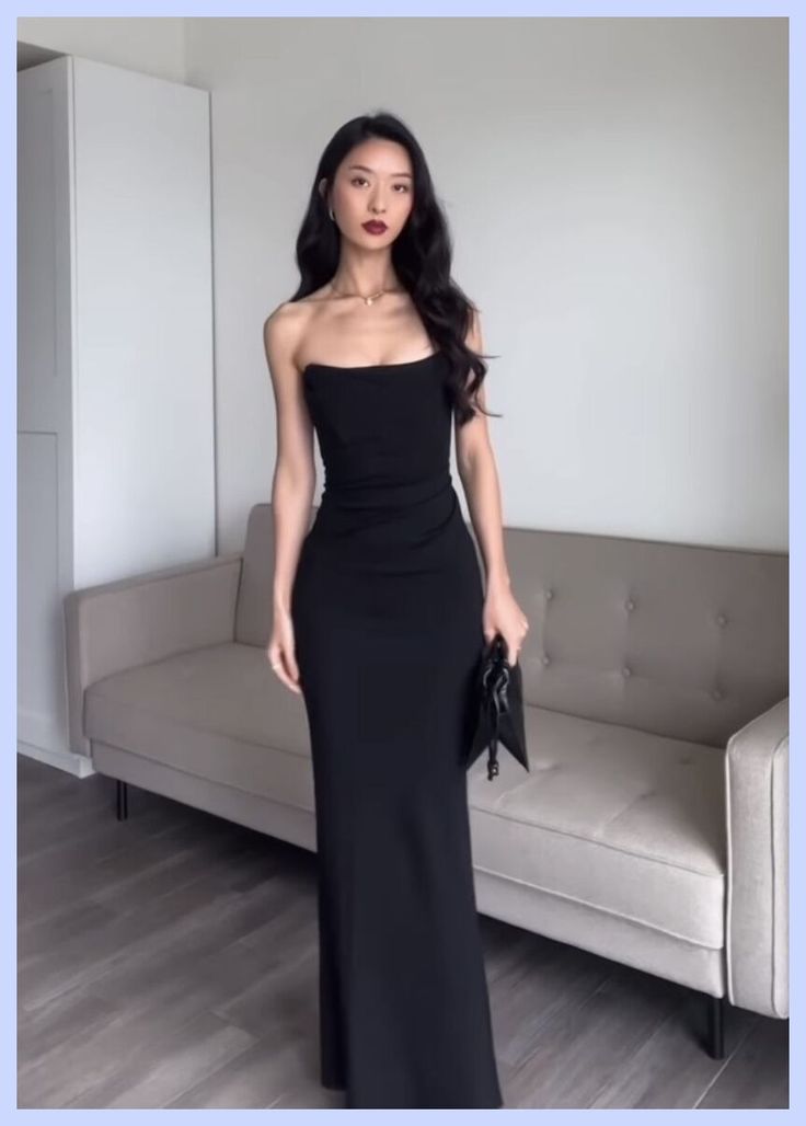 [Sponsored] 20 Trendiest Black Dress Classy Elegant Long Hacks You've Never Considered This Spring #blackdressclassyelegantlong Black Dress Classy Elegant Long, Simple Long Black Dress, 22th Birthday, Long Tight Dresses, Dress Classy Elegant, Ulzzang Dress, Black Dress Classy, Long Black Dress Formal, Nice Black Dress