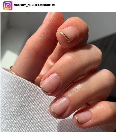 Bridal Nail Ideas, Gold French Tips, Gold Tip Nails, Tip Nail Designs, Gold French Tip, Bridal Nail, French Tip Nail Designs, Casual Nails, Gold Tips