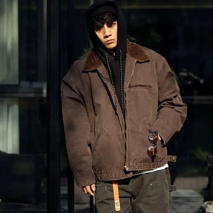 Product Show： Cargo Coat, Fall Workwear, Retro Coat, Hoodie Streetwear, Lapel Coat, Running Shorts Men, Mens Fashion Jeans, Workwear Jacket, Cargo Jacket