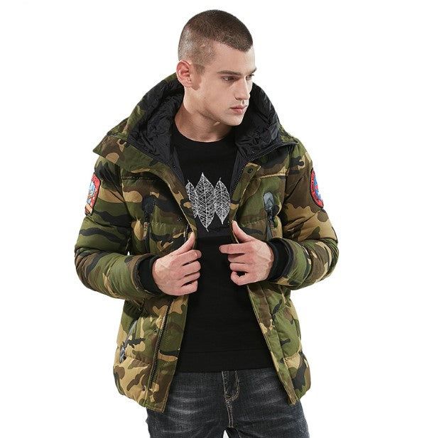 Gender:Men Pattern Type:Print Sleeve Style:Regular Detachable Part:Hat Detachable Style:Casual Hooded:Yes Type:Regular Decoration:Chains,Pockets Weight:1.3 Thickness:Thick Fabric Type:Broadcloth Collar:Turn-down Collar Closure Type:Zipper Clothing Length:Regular Model Number:DCASL3901 Closure Type:Zipper Filling:Cotton Pattern Type:Camouflage Color:Green,Gray Materials:Polyester&Cotton Winter Military Style Outdoor Hoodie, Winter Camouflage Cotton Outerwear, Military Style Hooded Jacket For Winter Outdoor Activities, Military Hooded Jacket For Winter Outdoor Activities, Casual Camouflage Hoodie With Pockets, Military-style Hooded Hoodie For Winter, Winter Camouflage Techwear Outerwear, Winter Techwear Camouflage Outerwear, Fitted Outdoor Parka With Pockets