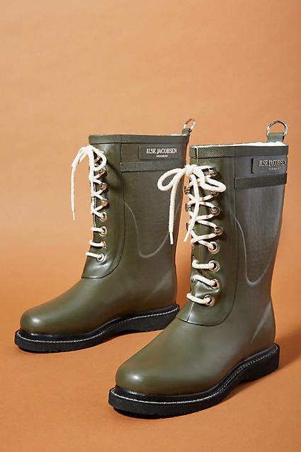 Best Rain Boots, Anthropologie Style, Classy Girl, Ilse Jacobsen, Rubber Boots, Boot Bag, What I Wore, Boho Outfits, Fashion Boots