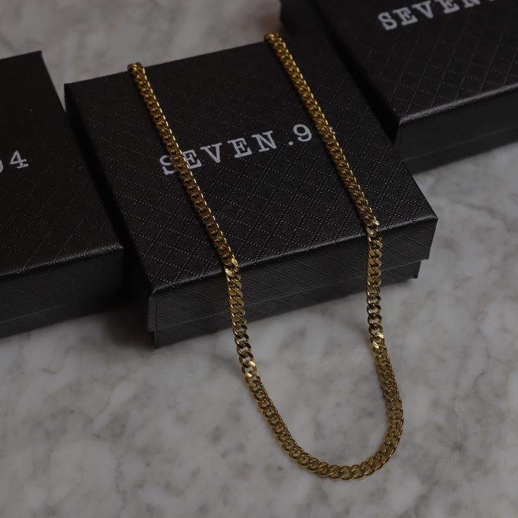 4.5mm Cuban Link Chain (6883401203878) Gold Chain Cuban Link Bracelet For Everyday, Minimalist Cuban Link Necklace With Adjustable Chain For Everyday, Cuban Link Chain Necklace For Streetwear, Everyday Tarnish Resistant Cuban Link Bracelet, Minimalist Cuban Link Chain Necklace With Curb Chain, Minimalist Cuban Link Necklace With Curb Chain, Minimalist Cuban Link Necklace For Everyday Use, Minimalist Cuban Link Necklace With Curb Chain As Gift, Cuban Link Necklace With Adjustable Chain For Gift