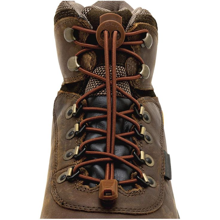 PRICES MAY VARY. No Tie Lacing System: Never waste time lacing up your boots again. With our Brown Boot Laces Lock Laces, you can turn all of your boots into adjustable slip-ons. Stretch Fit Comfort: Lock Laces Brown Boot Laces conform to your feet for better comfort and support as opposed to traditional round boot laces. Lock Laces Brown Boot Laces also reduce pressure points throughout your foot, which means your feet will feel better when you're out hunting, hiking, or working. One-size fits Brown Lace Boots, Boot Laces, Camo Boots, Tie Shoelaces, Tan Boots, Waste Time, Shoes Brown, Walking Boots, Pressure Points